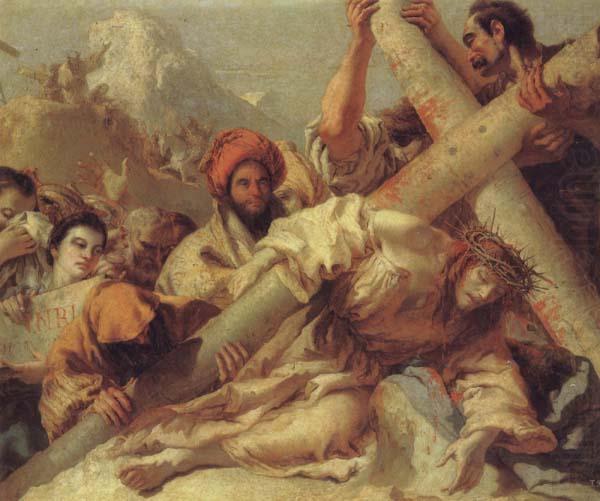 Christ Falls on the Road to Calvary, Giandomenico Tiepolo